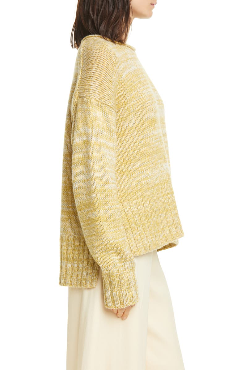 Vince Camuto Marled Slit Sweater, Alternate, color, 