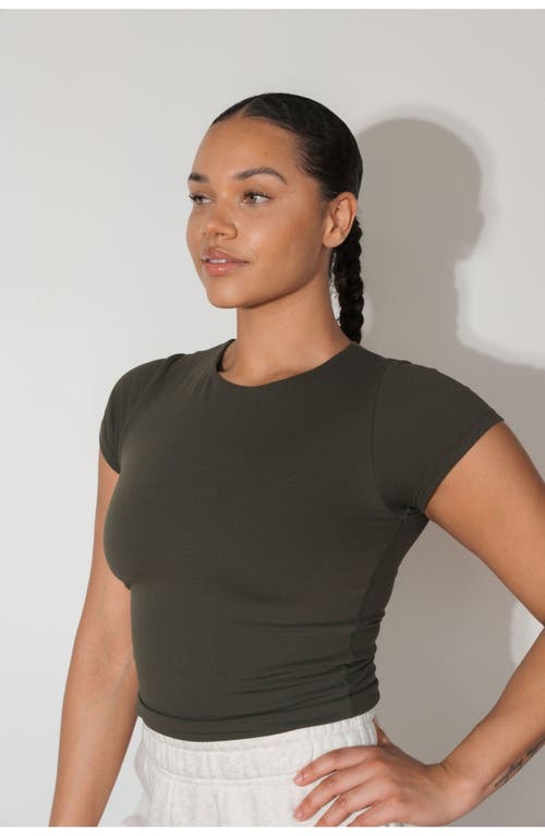 Vitality Cloud Ii Crew Tee In Green