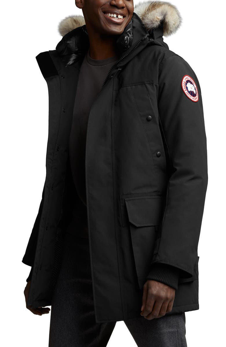 Canada Goose Erickson Down Parka with Genuine Coyote Fur Trim, Alternate, color, 