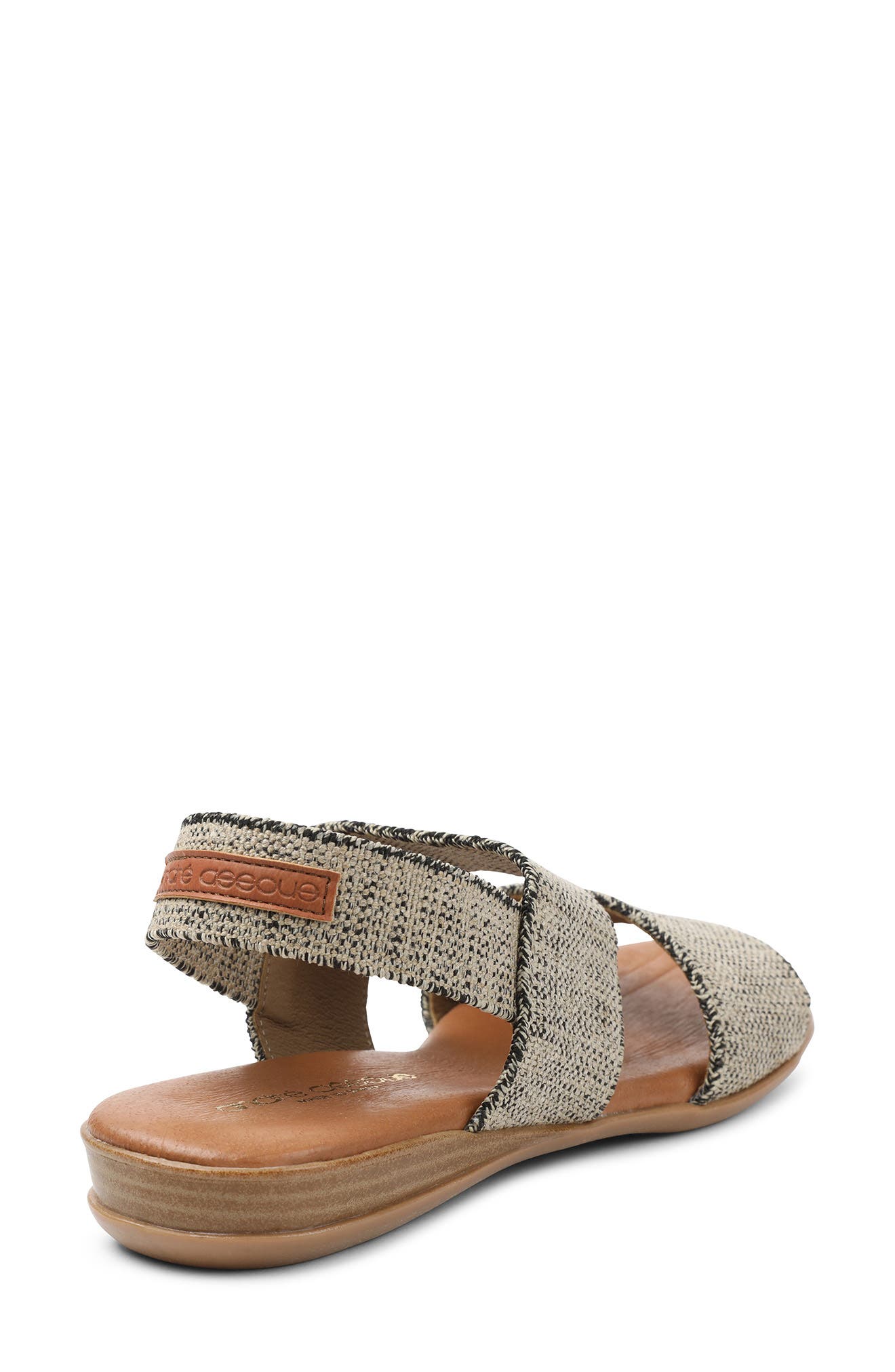 André Assous Nigella Sandal, Alternate, color, Black/ Beige