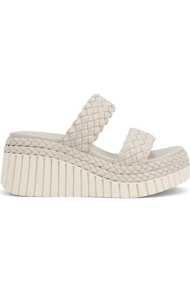 MIA Yoshi Platform Wedge Sandal, Alternate, color, Ecru