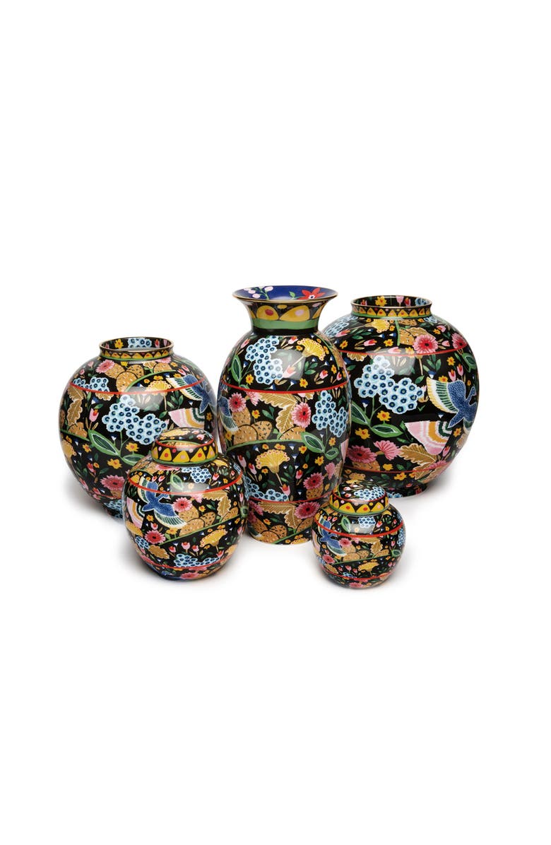 La DoubleJ Big Bubble Vase Colombo Nero Multicolor, Alternate, color,
