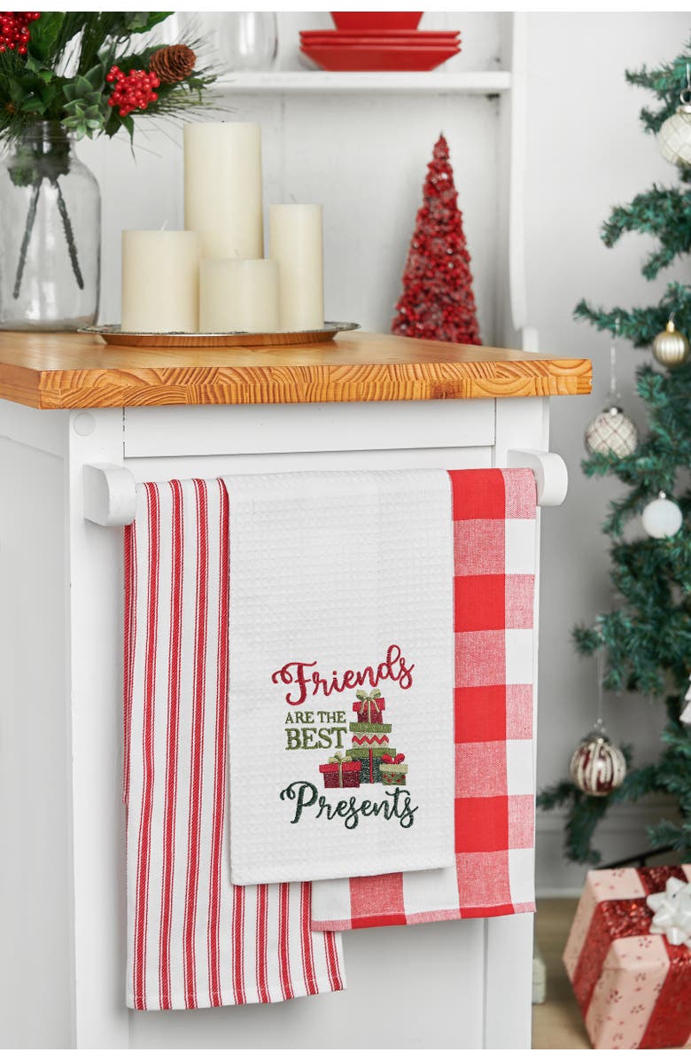 C&F Home Friends Make The Best Presents Towel, Alternate, color, Red