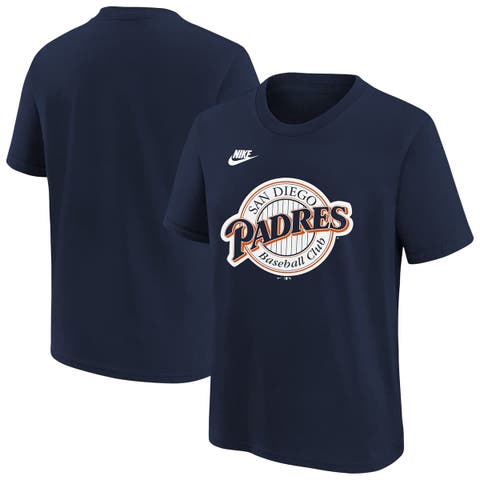 Youth Nike Navy San Diego Padres Team Logo T-Shirt