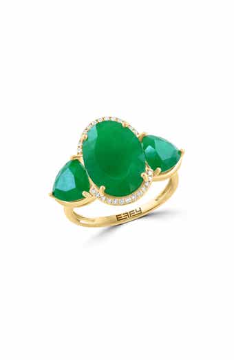 Jade & Diamond Ring