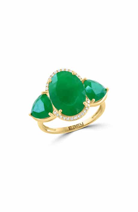 Jade & Diamond Ring