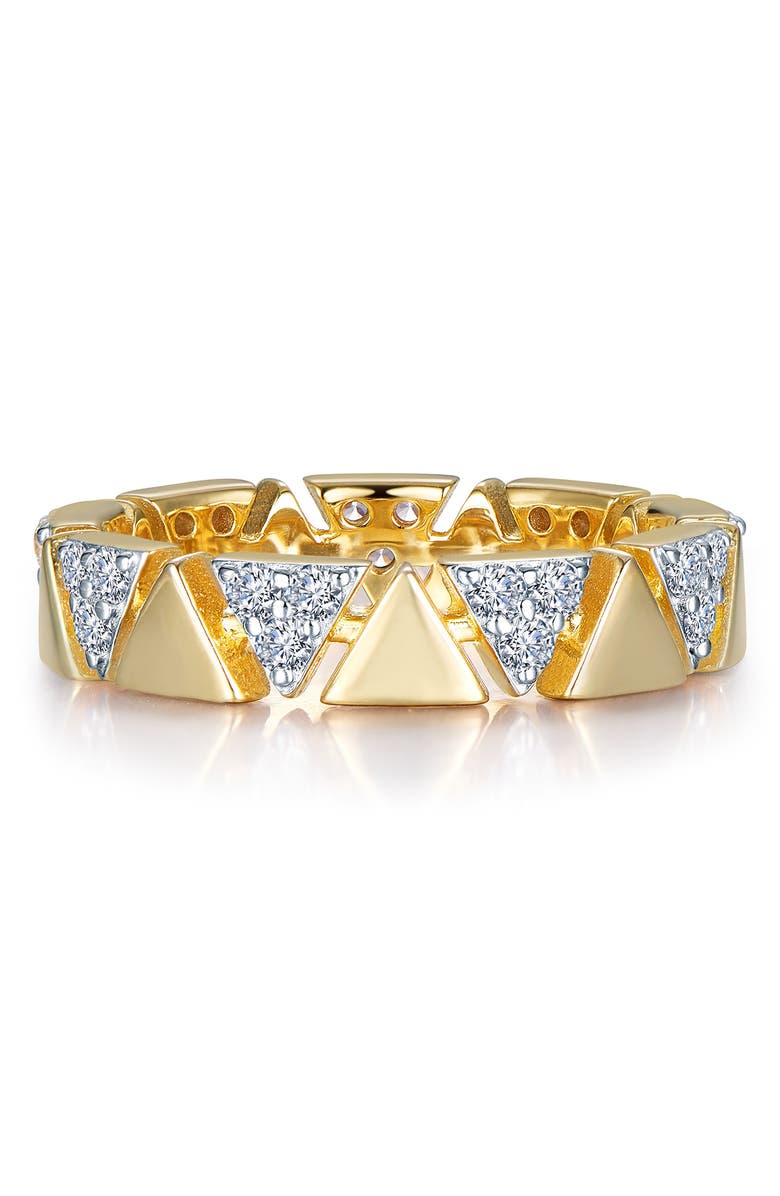 Lafonn Triangle Simulated Diamond Stackable Ring, Main, color,