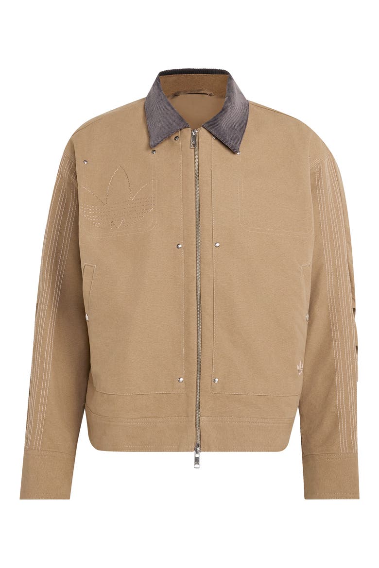 Essential Cotton Utility Jacket, Main, color, KHAKI