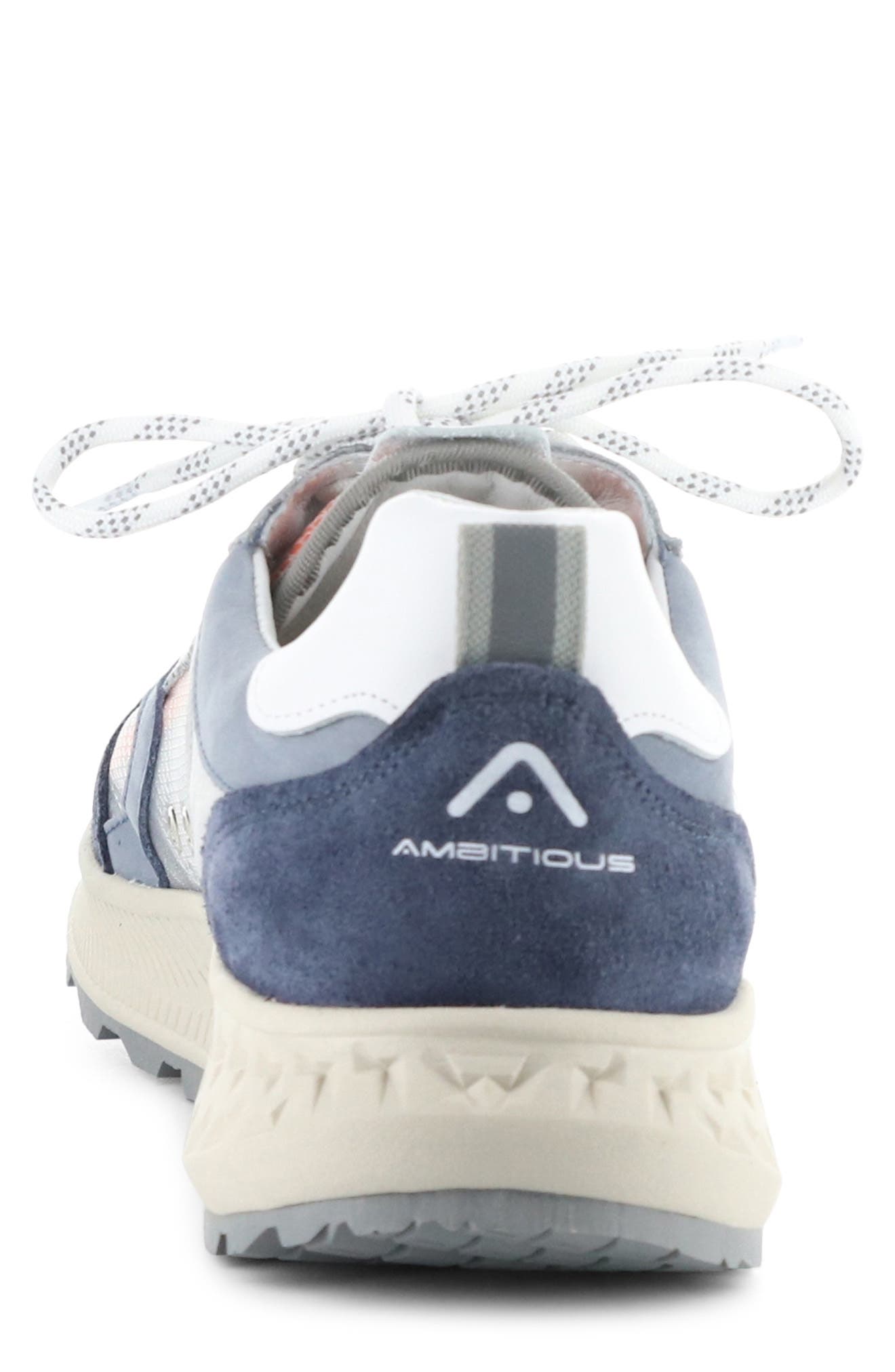 Ambitious 13320 Colorblock Sneaker, Alternate, color, Blue/ Grey Suede/ Textile