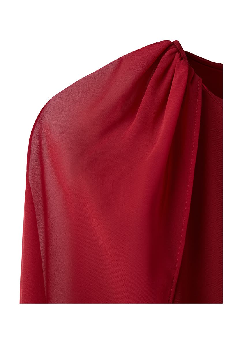Cape Wide Leg Jumpsuit, Alternate, color, RED