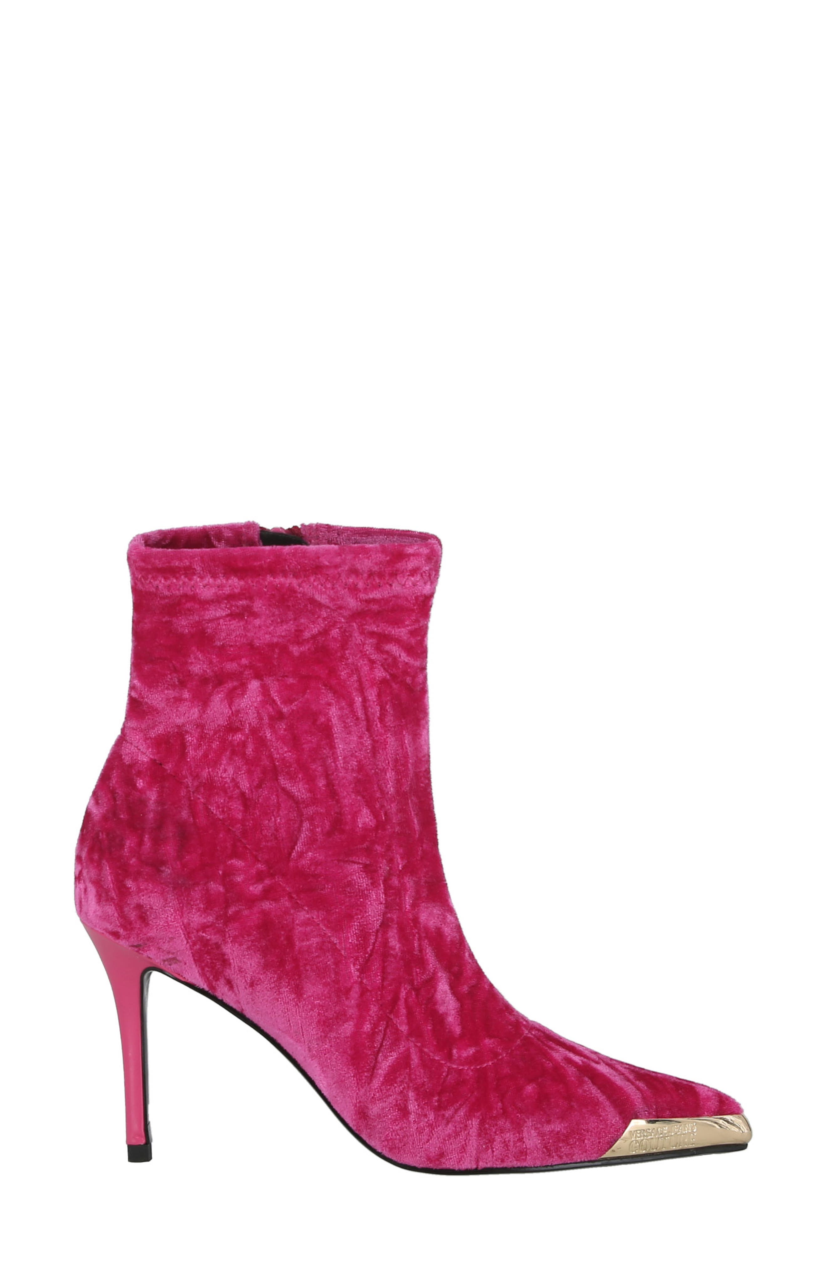 Versace Jeans Pointed Cap Toe Bootie, Alternate, color, 