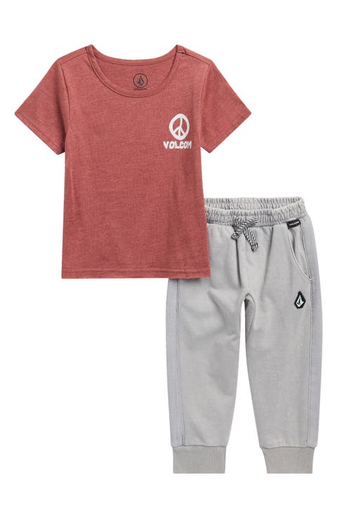 Kids' Jersey Graphic T-Shirt & Joggers Set (Toddler)