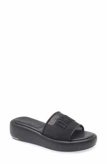 DKNY Odina Platform Slide Sandal