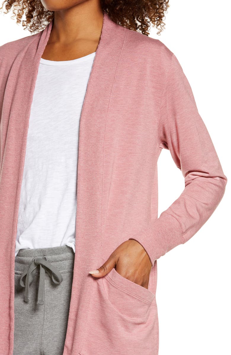 L.L.Bean SoftFlex Open Cardigan, Alternate, color,