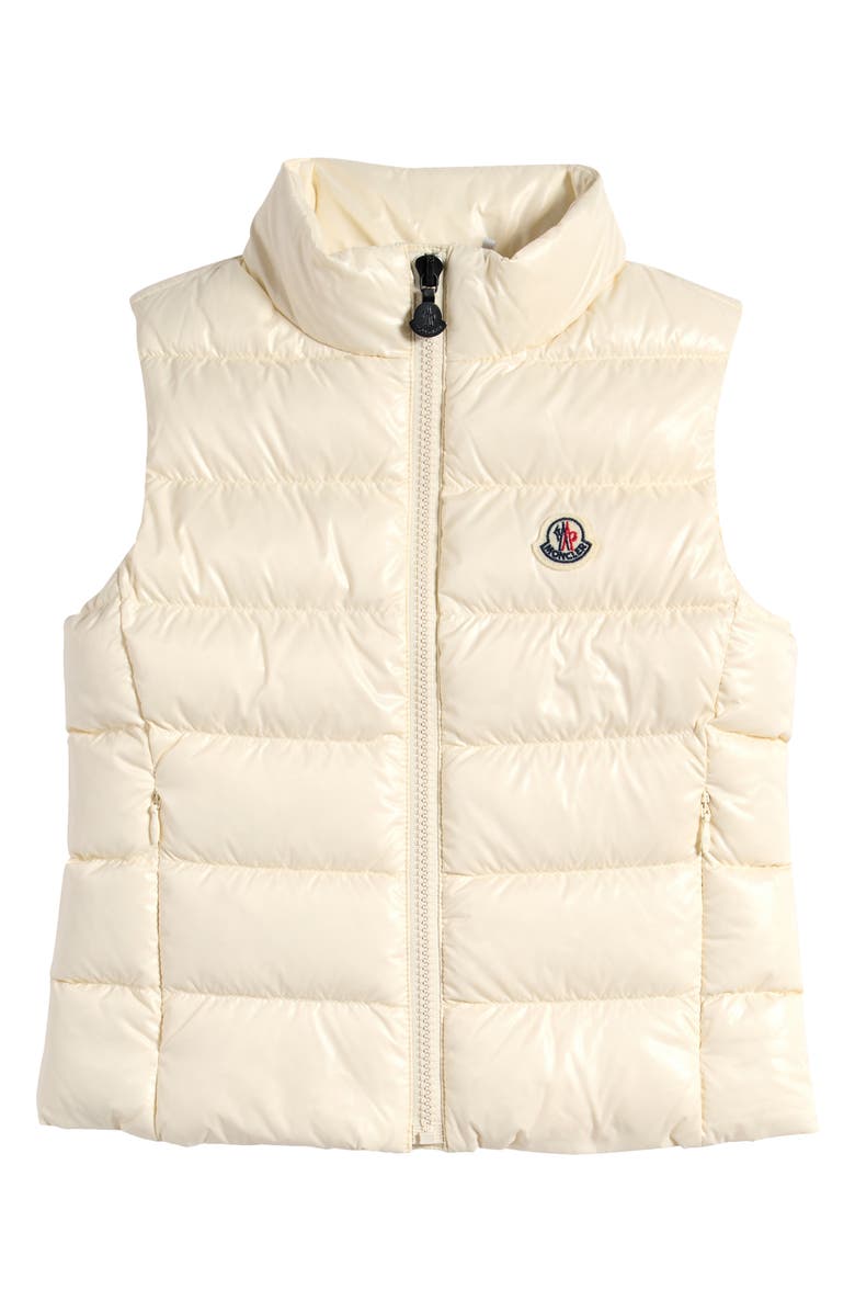 Moncler Kids' Ghany Down Puffer Vest, Main, color, White