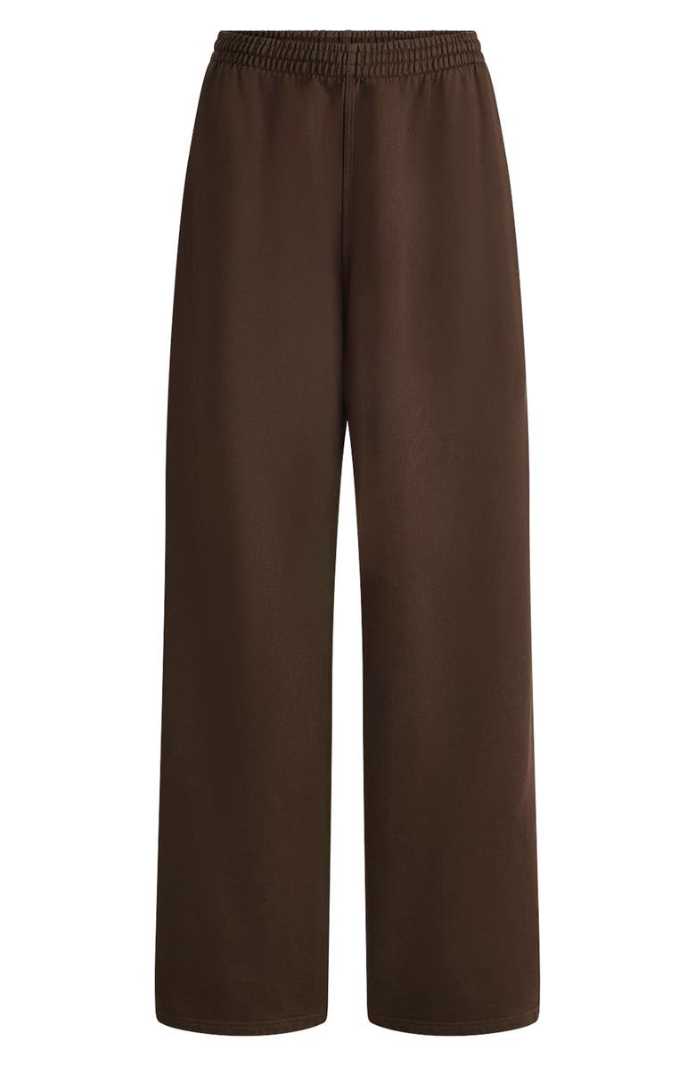 SKIMS Fleece Sweatpants, Alternate, color, Espresso