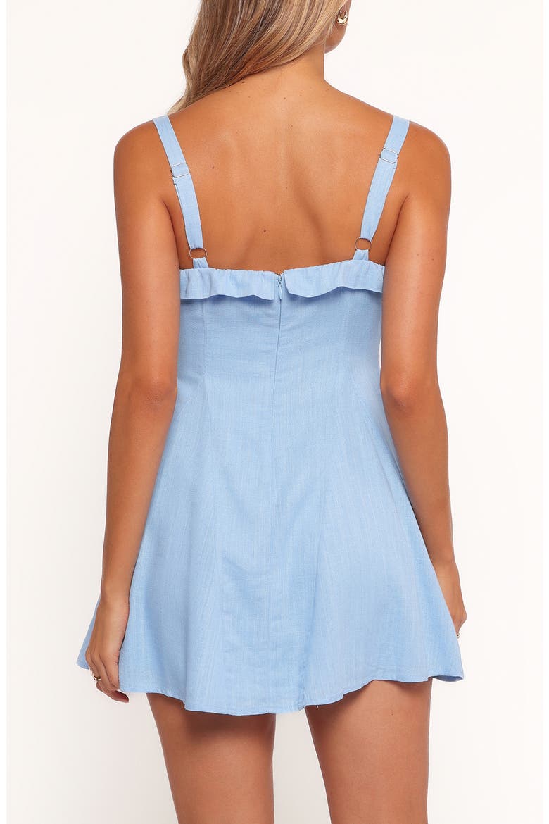 Caitlin Fit & Flare Minidress, Alternate, color, PERIWINKLE