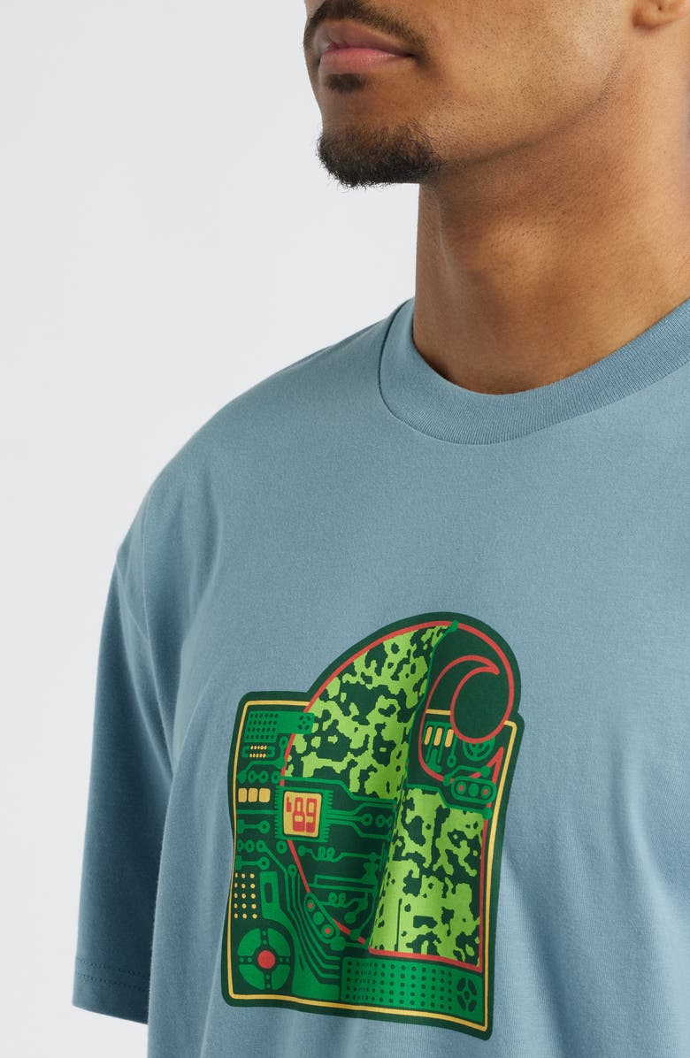 Carhartt Work In Progress Chip Graphic T-Shirt, Alternate, color, Citadel