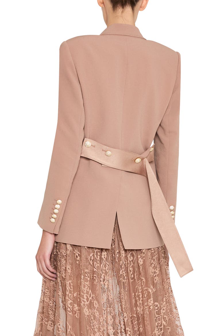 Dylan Peak Lapel Jacket, Alternate, color, TOFFEE