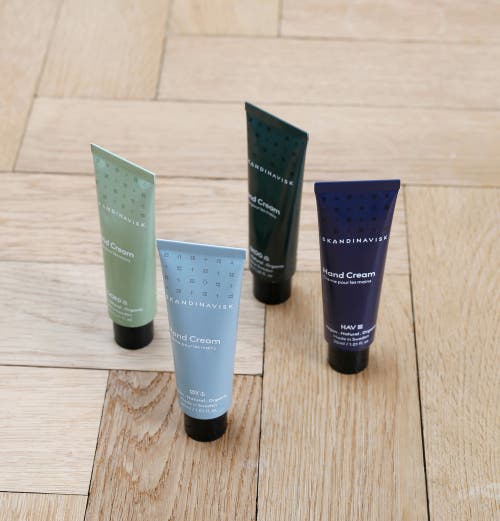 Skandinavisk Wood & Water Mini Handcream Giftset In Blue