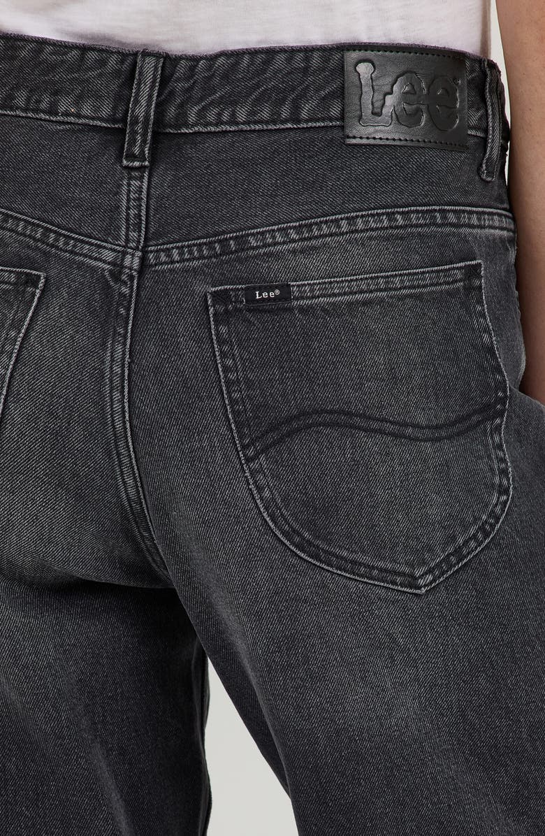 Lee Rider<sup>™</sup> Loose Straight Leg Jeans, Alternate, color, Charred Black