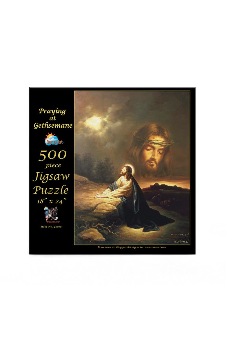 Sunsout Praying at Gethsemane 500 piece Jigsaw Puzzle for Adults, Alternate, color, Multicolor