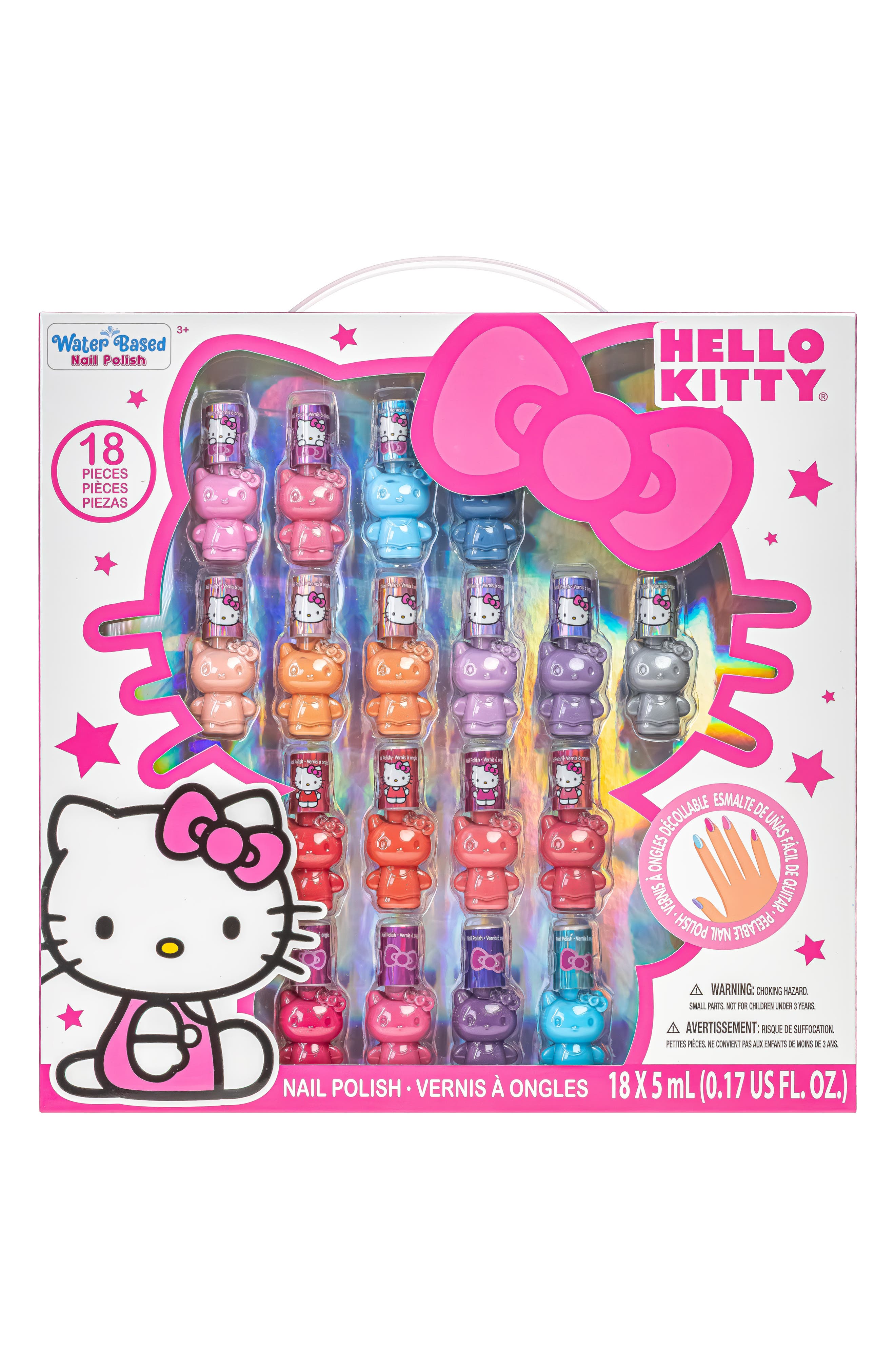 TOWNLEYGIRL Kids' Hello Kitty 18-Piece Nail Polish Kit