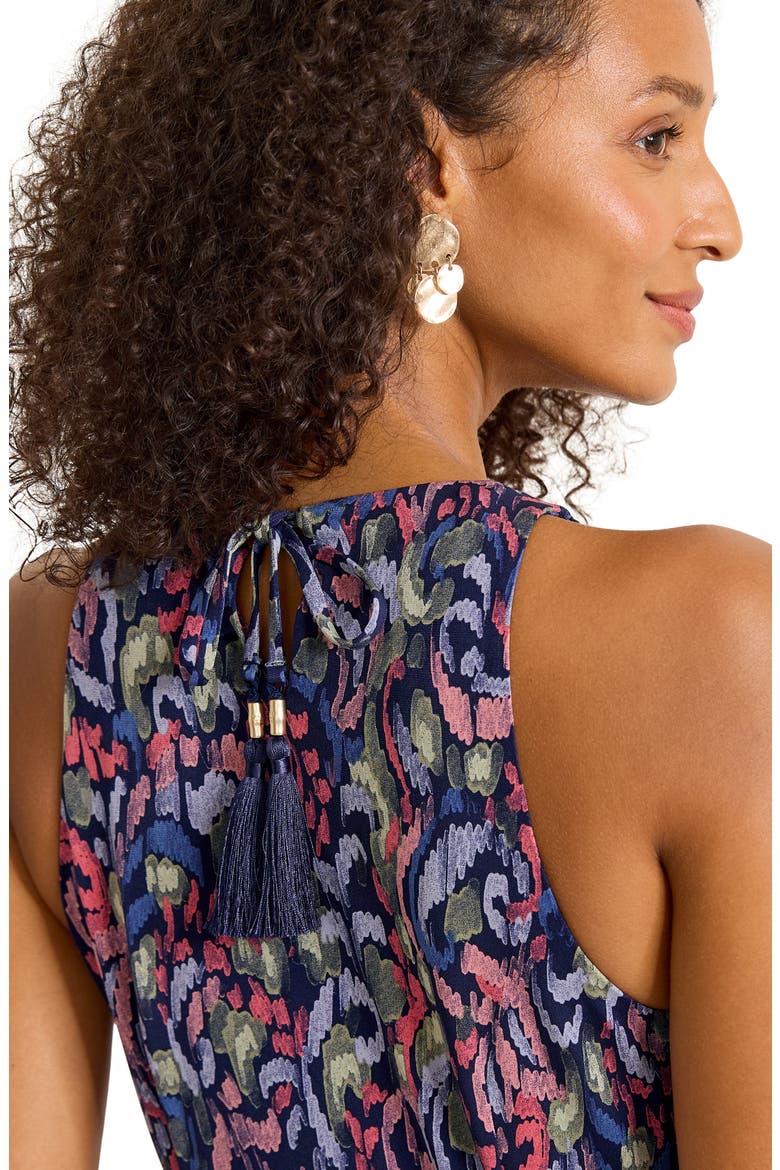Jasmina Print Sleeveless Maxi Dress, Alternate, color, COASTLINE