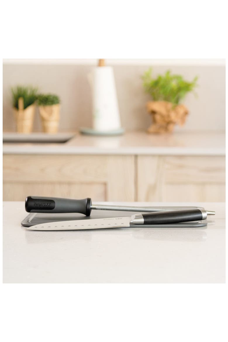 Leo Graphite Stainless Steel Knife Sharpener, Alternate, color, BLACK