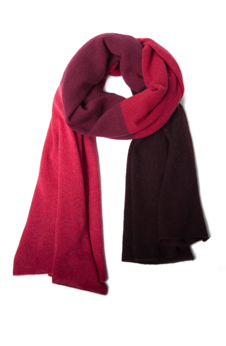 Portolano Cashmere wide wrap multicolor, Main, color, 