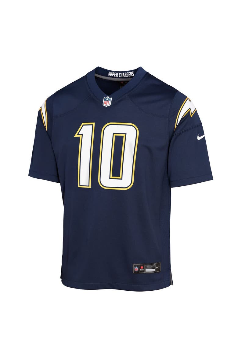 Youth Nike Justin Herbert Navy Los Angeles Chargers Alternate Super Chargers Game Player Jersey, Alternate, color, Navy