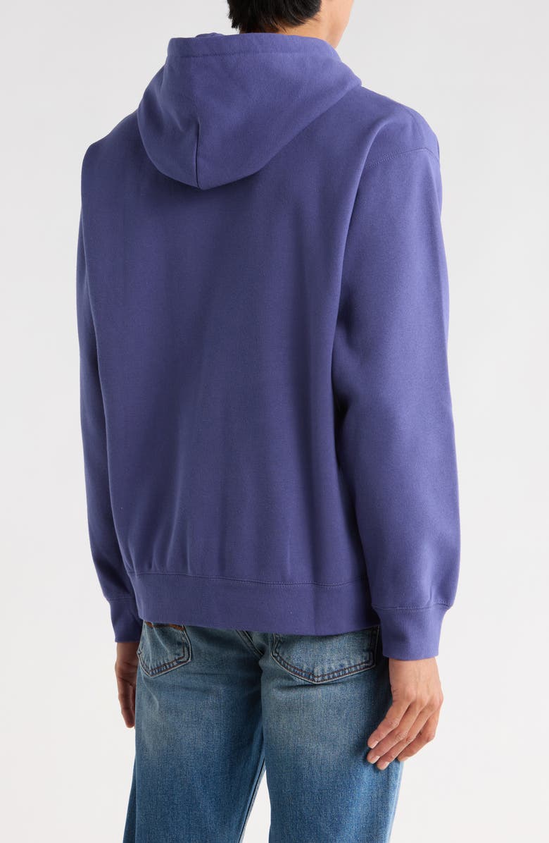 Obey Logo Access Hoodie, Alternate, color, Skipper Blue