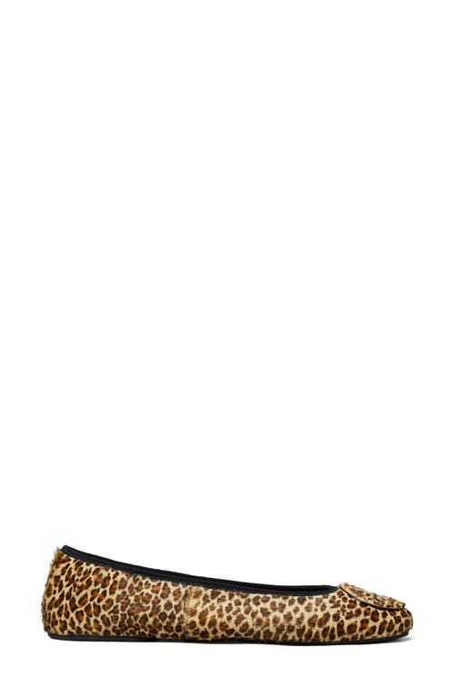 Tory Burch Reval Travel Genuine Calf Hair Ballet Flat In Multi