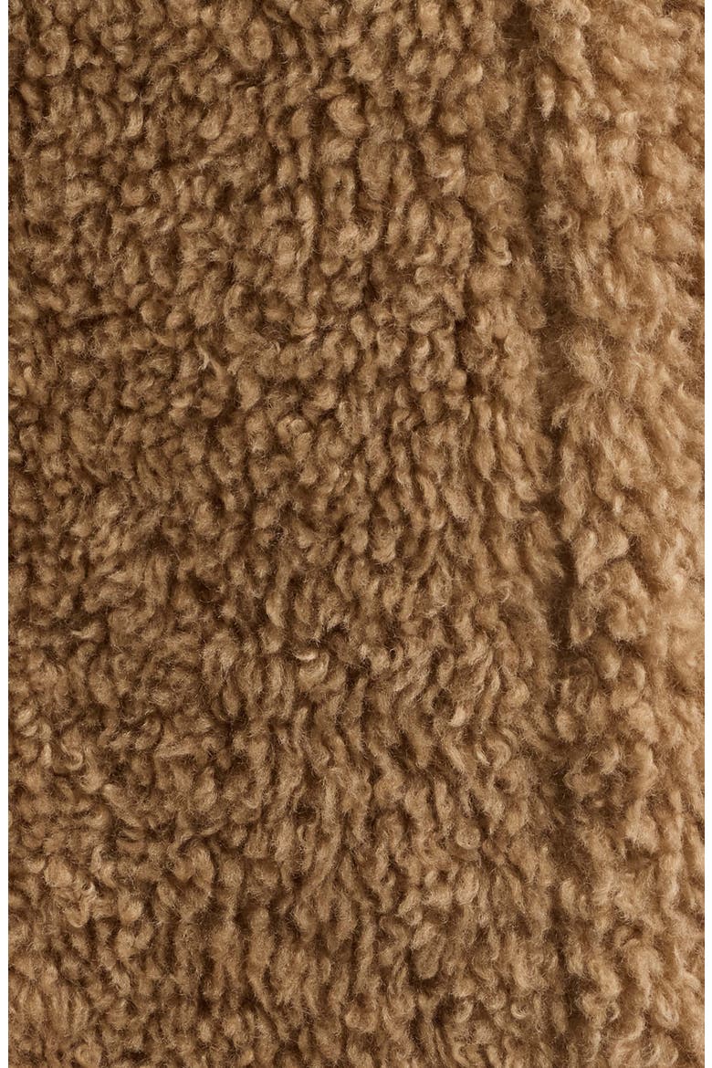 Gertrude II Long Faux Fur Teddy Coat, Alternate, color, SAND