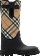 Burberry Marsh Stamp Tall Rain Boot