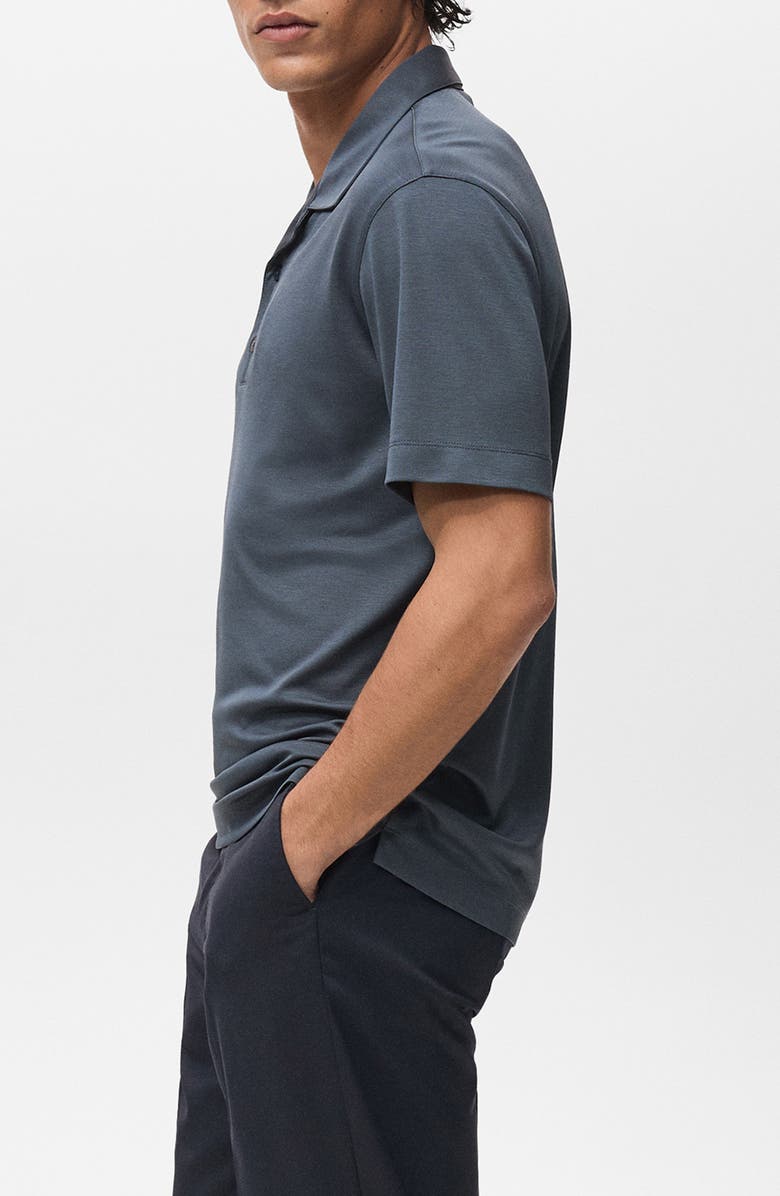 MANGO Polo Shirt, Alternate, color, Petrol Blue