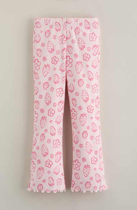 Kids' Rib Print Flare Leggings