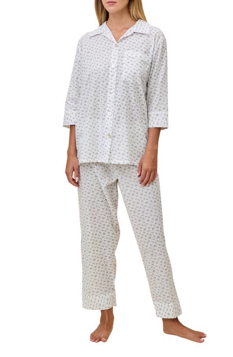 Swiss Dot Crop Pajamas