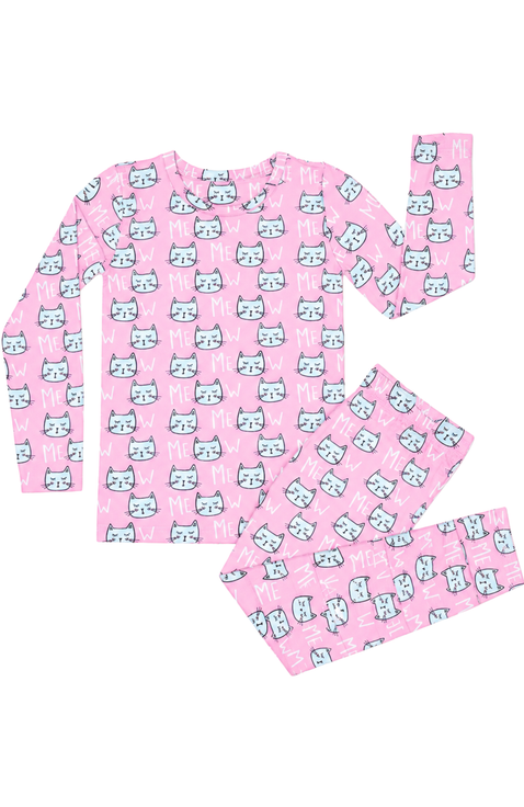 Modal Pajamas - Pink Kitty