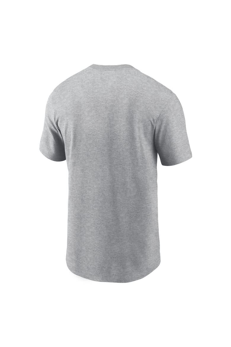 Men's Nike  Heather Gray Texas Rangers Arched T-Shirt, Alternate, color, Heather Gray