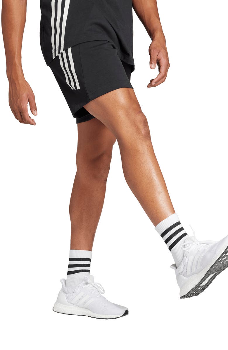 ADIDAS SPORTSWEAR Future Icons 3-Stripes Sweat Shorts, Alternate, color, 