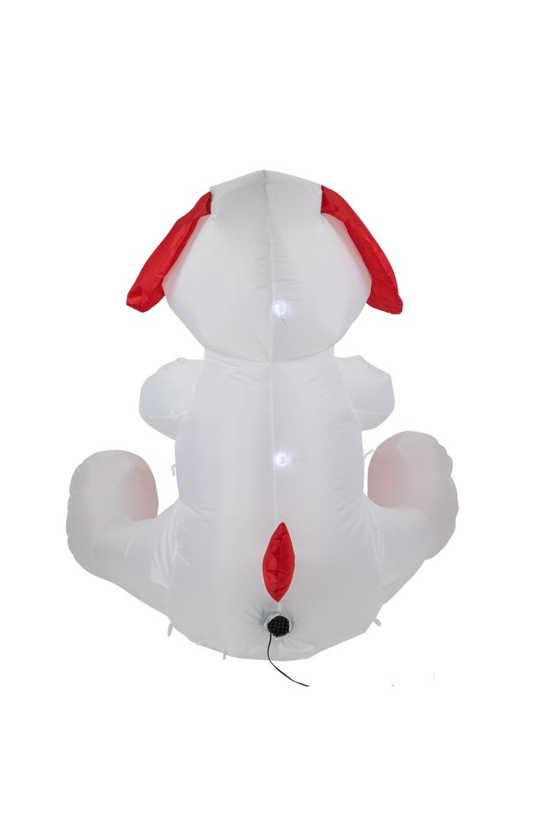 Northlight LED Lighted Inflatable Valentine's Day Doggie Outdoor Decoration - 4', Alternate, color, Red