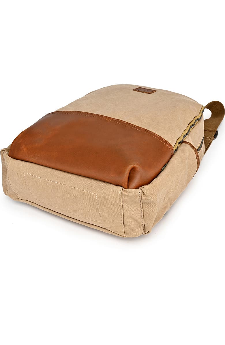 THE SAME DIRECTION Magnolia Hill Canvas Backpack, Alternate, color, Khaki