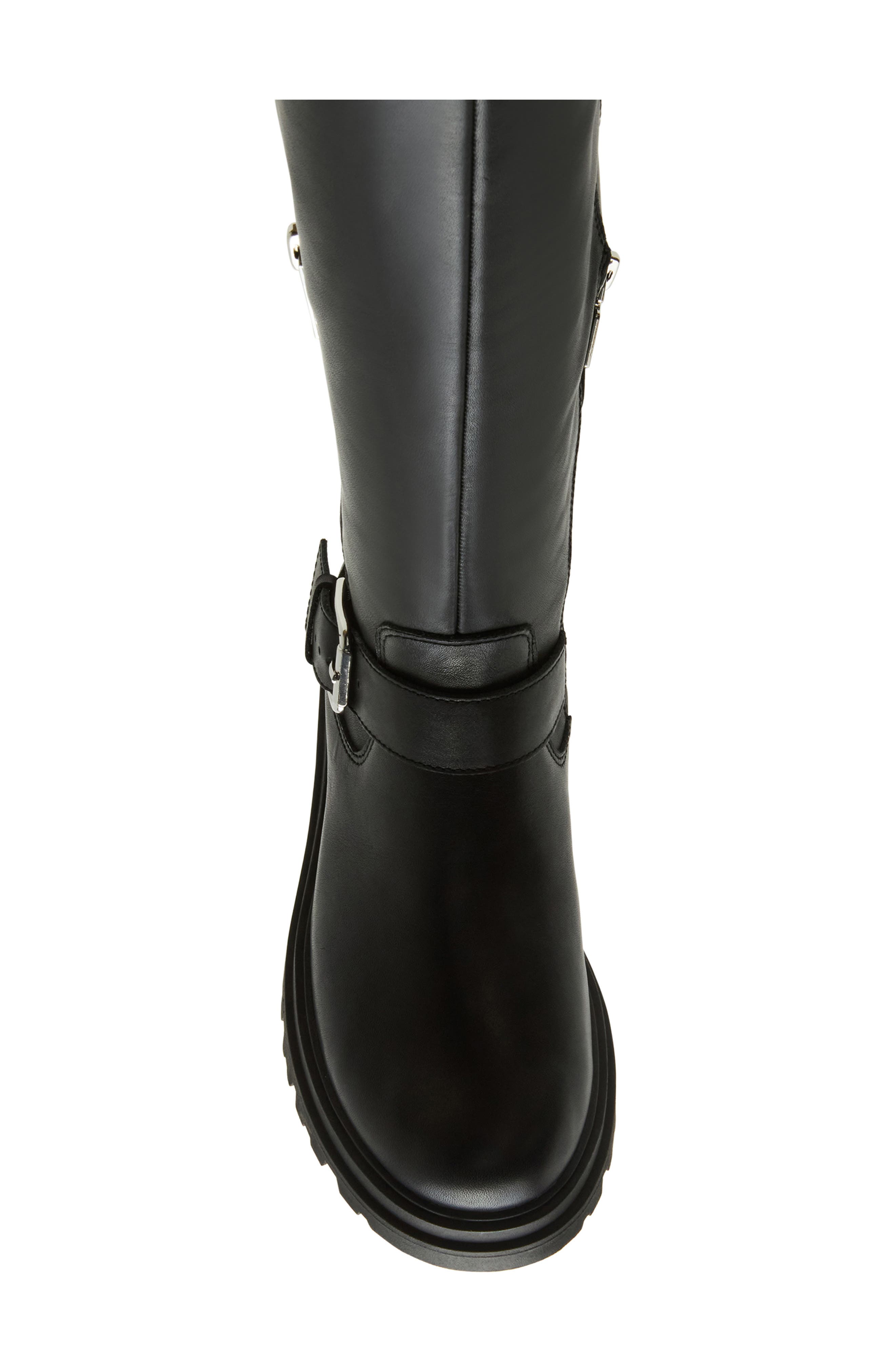 Blondo Taylor Lug Sole Boot, Alternate, color, Black Leather