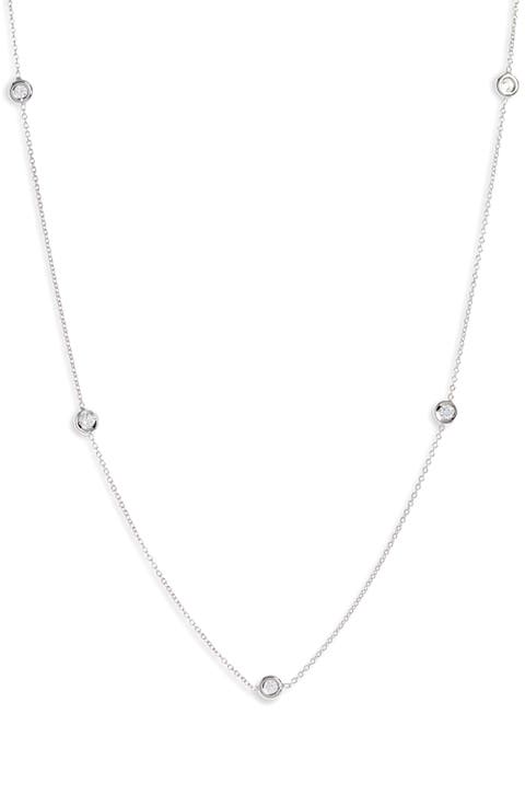 Diamond Station Necklace