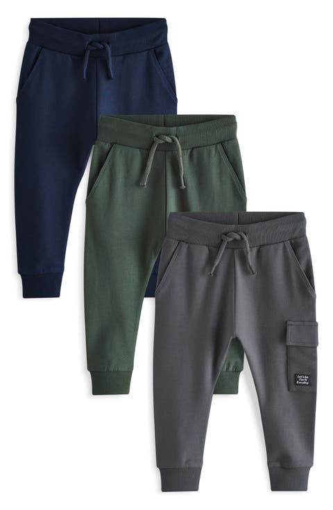 Kids' Assorted 3-Pack Utility Joggers (Baby, Toddler & Little Kid)