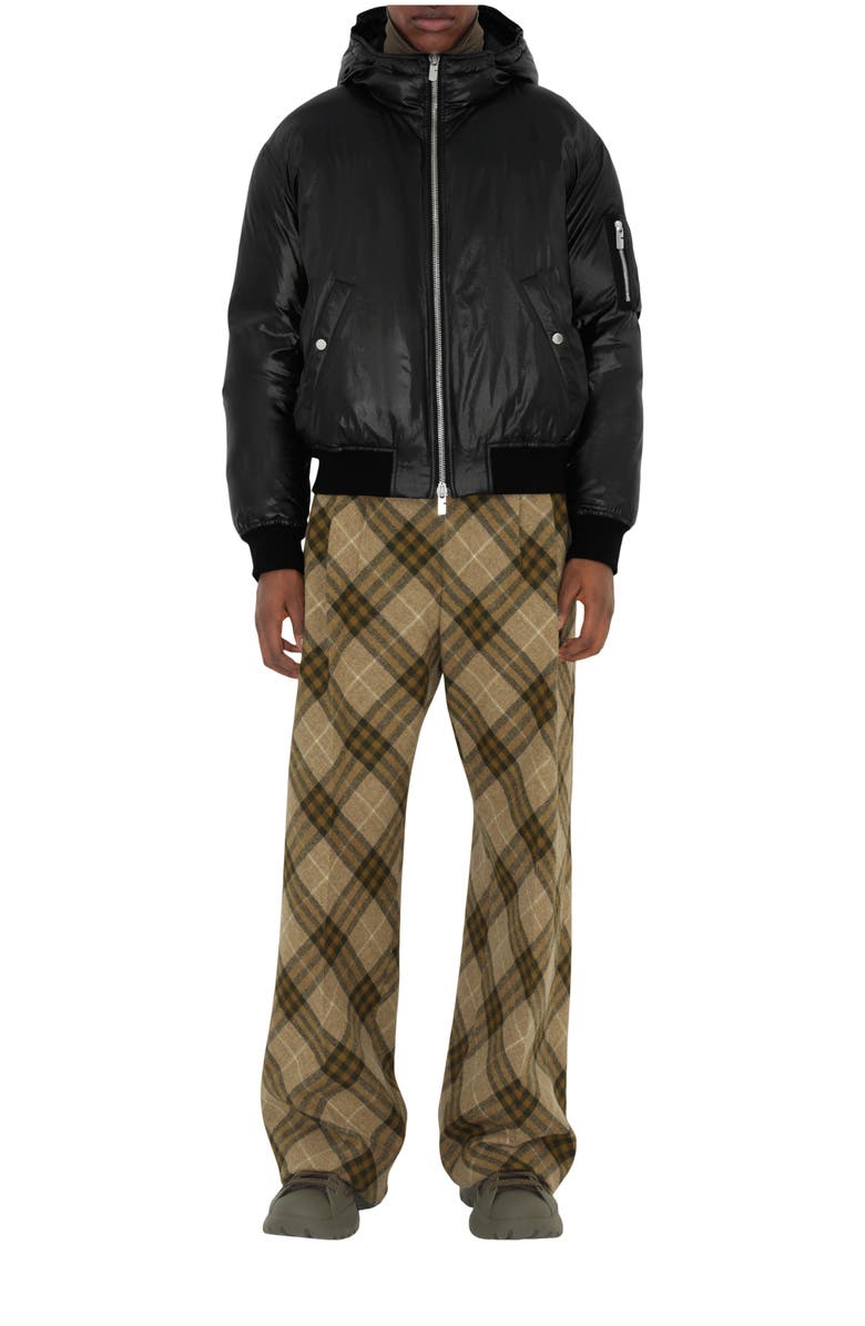 Burberry Nylon Bomber Jacket, Main, color, 