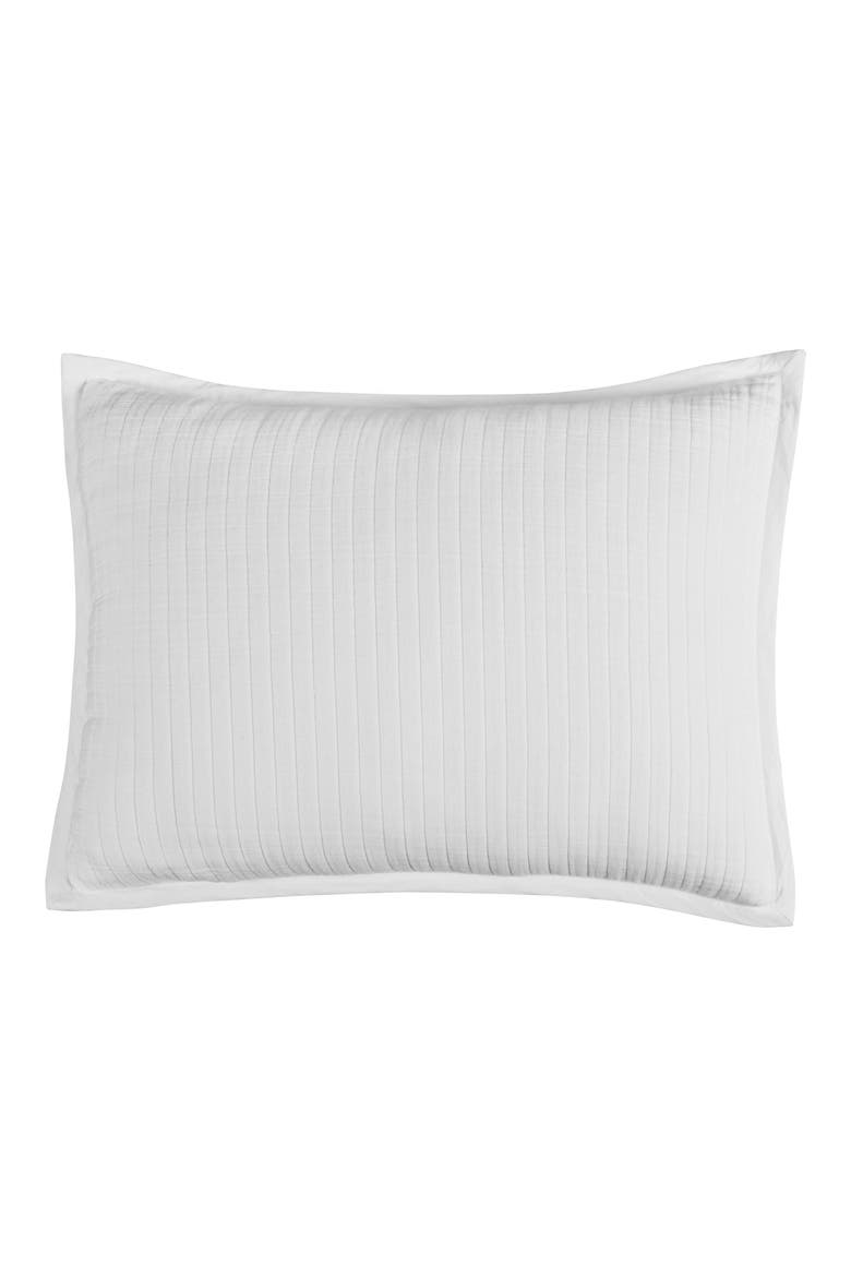Set of 2 Cloud Cotton Gauze Shams, Alternate, color, WHITE