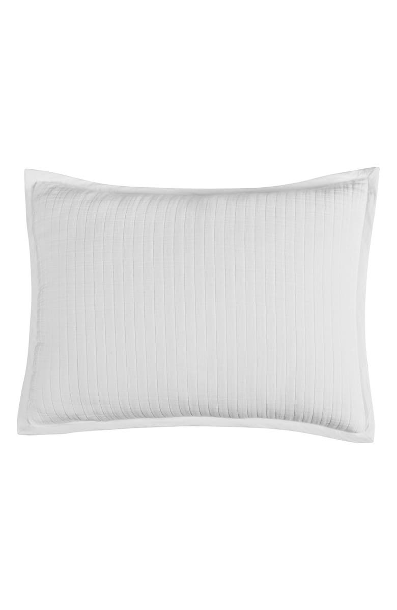 MELANGE HOME Set of 2 Cloud Cotton Gauze Shams, Alternate, color, White