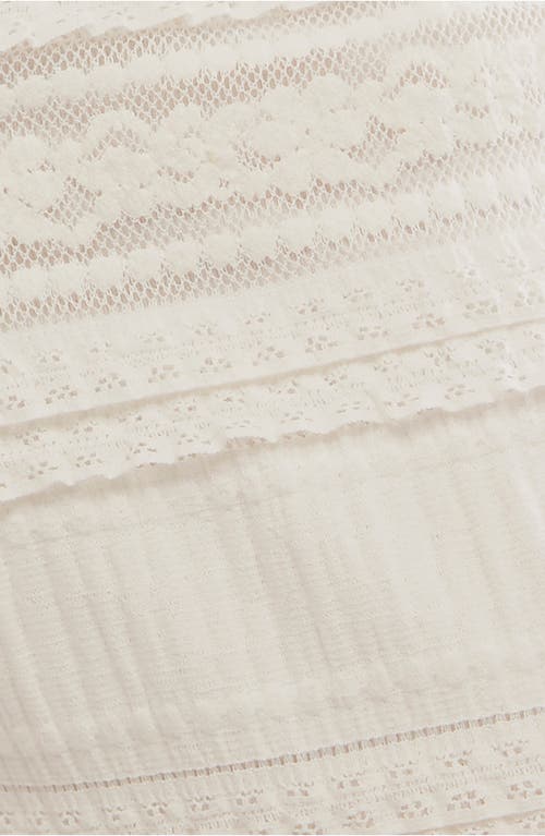 Shop Free People Aiden Drawstring Lace Pants In White